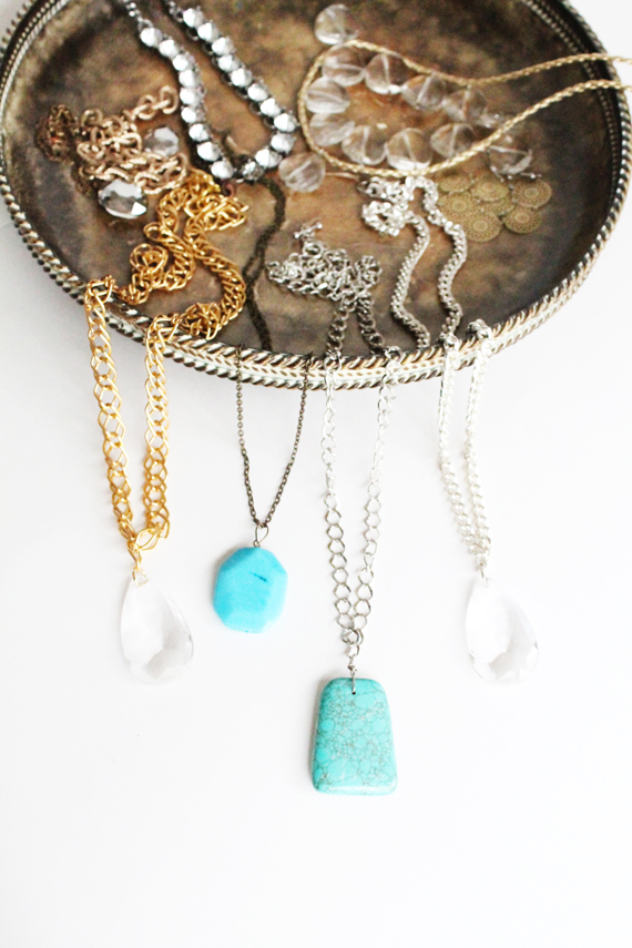 DIY Gemstone Necklace- IHOD for Emma Magazine