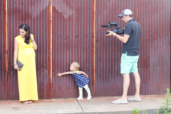 American Blogger Filming