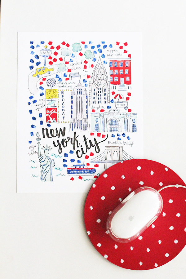 NYC Map Print