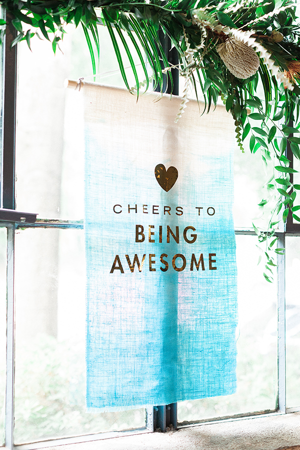 Cheers to Being Awesome | www.inhonorofdesign.com