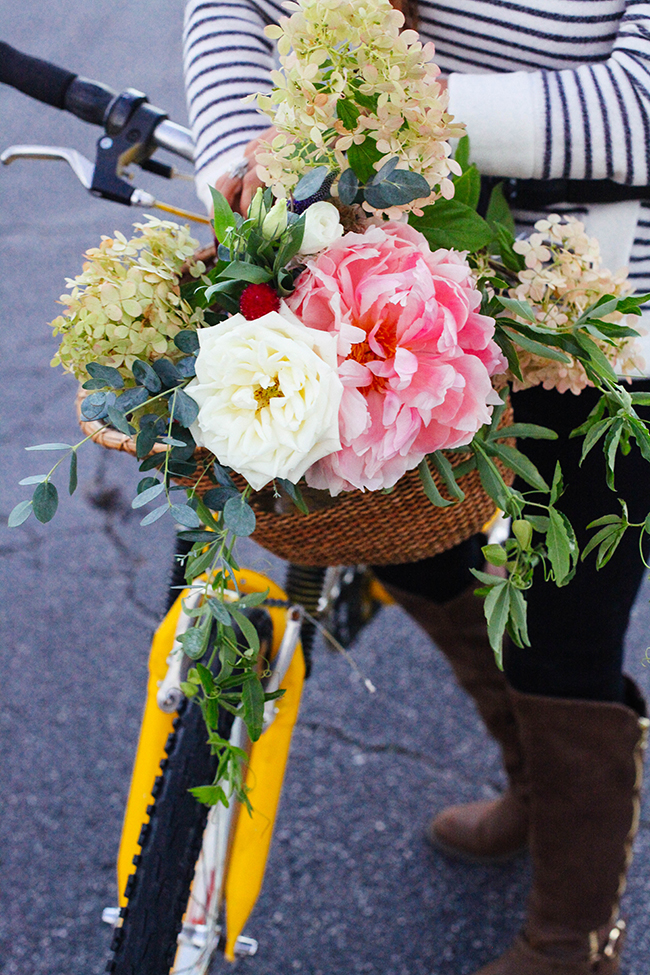 Floral Bike Basket | IHOD