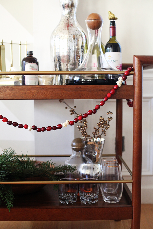 Festive Bar Cart