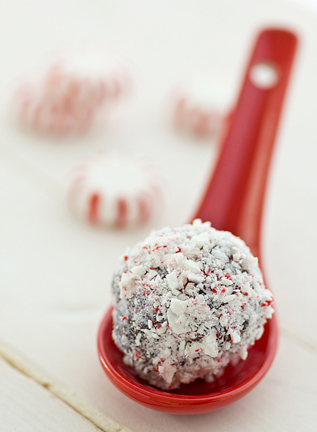 Peppermint Chocolate Truffles