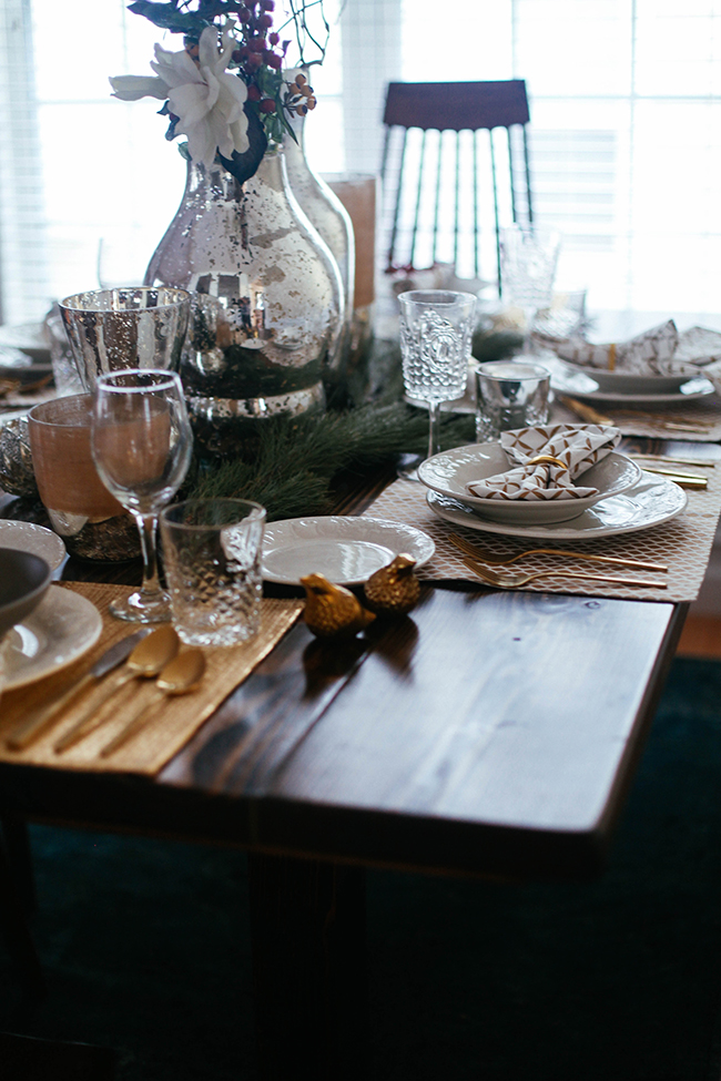 Setting a Holiday Table