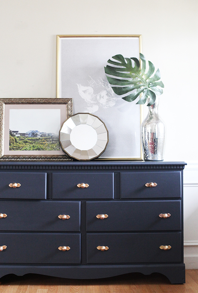 Entry way table makeover | In Honor of Design