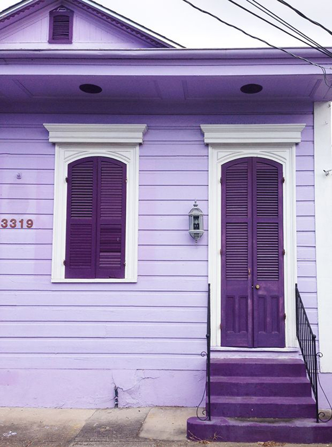 purple house