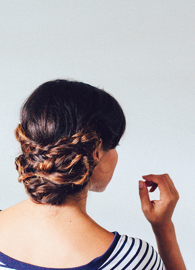 Double fishtail braid stack | In Honor of Design