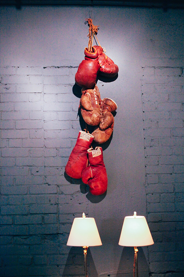 Boxing gloves wall decor