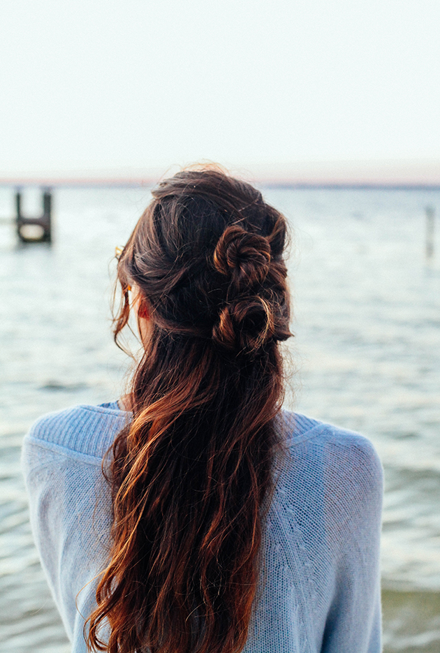 Double knotted updo | IHOD