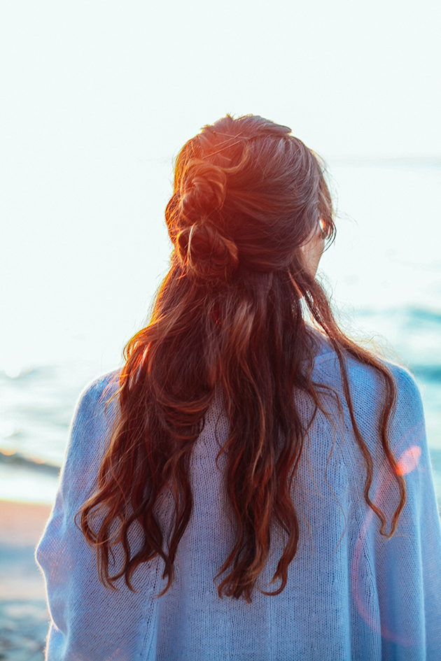 Double knotted updo via In Honor of Design