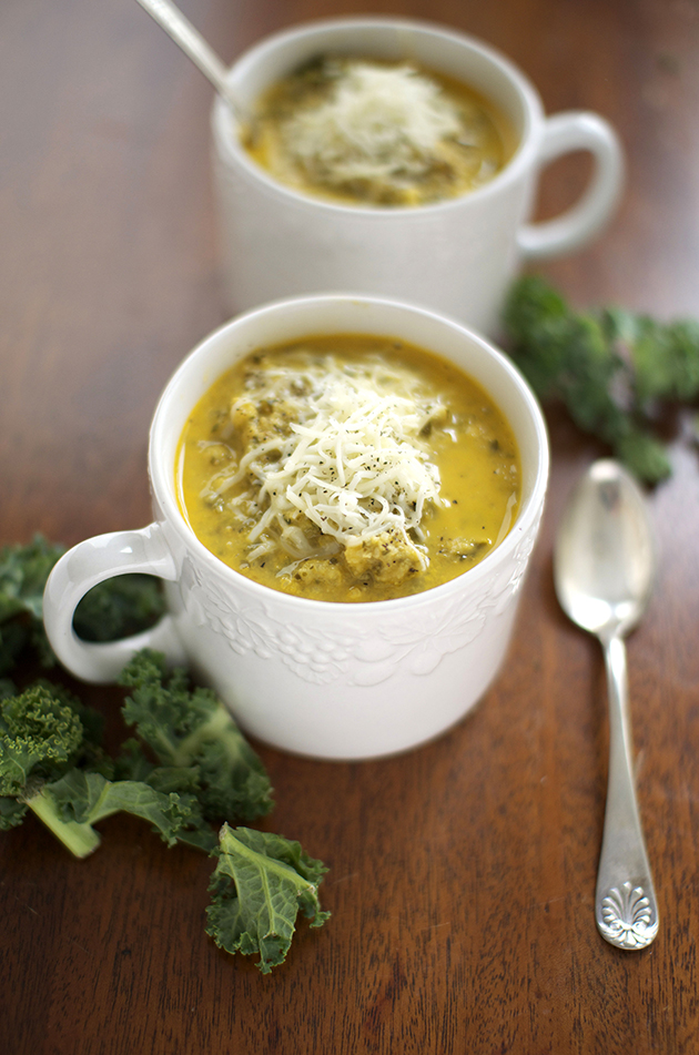 Kale and Cauliflower Soup | IHOD