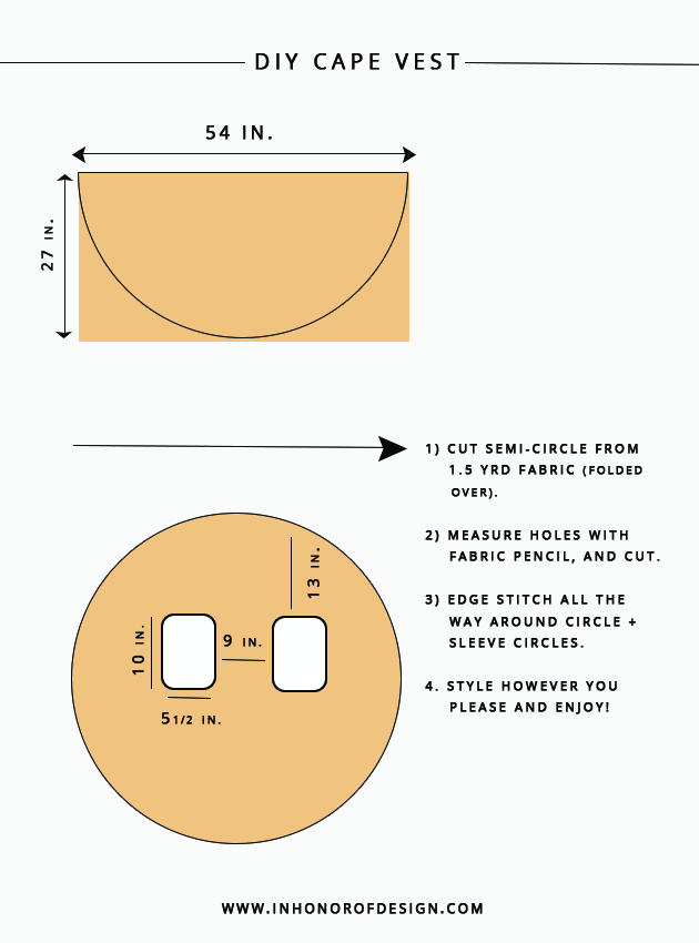 DIY Cape Vest