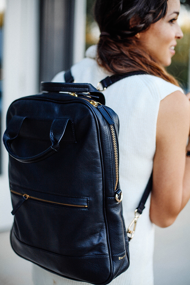 Leather backpack - In Honor of Design