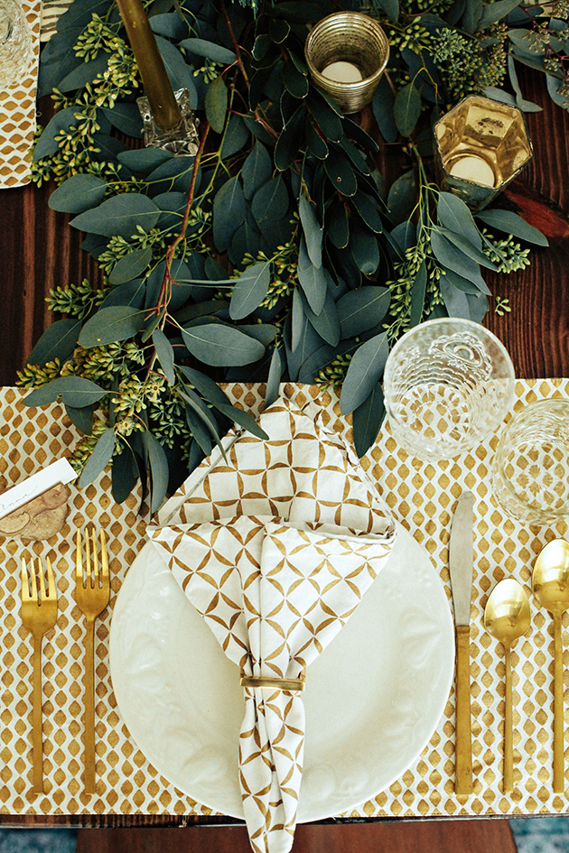 Christmas Dinner Menu & Place Settings | In Honor Of Design