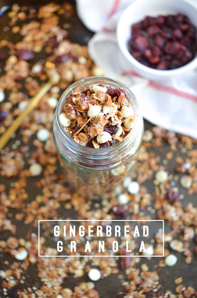 gingerbread granola recipe