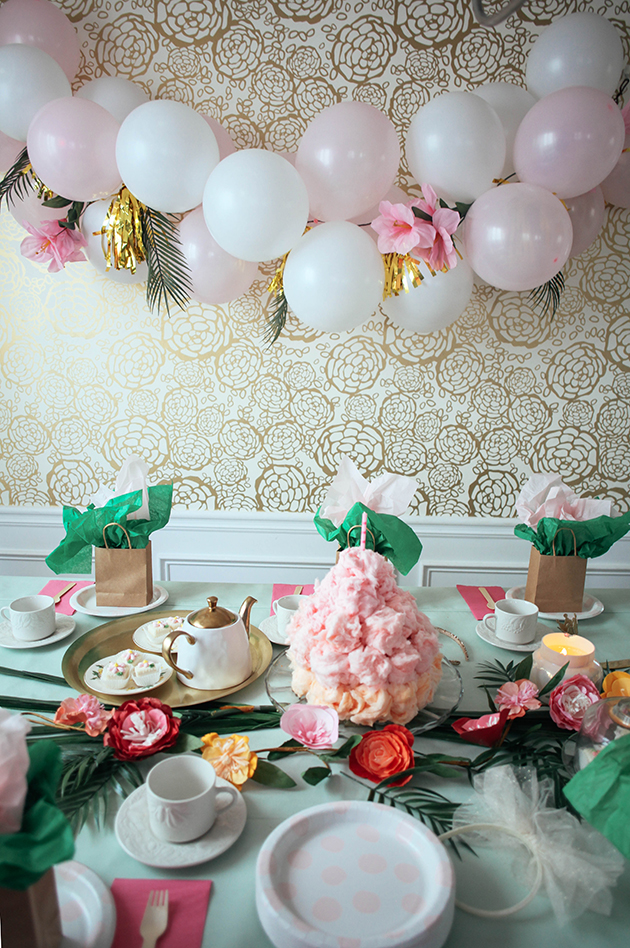 cotton candy tea party 