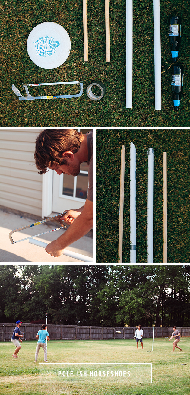 DIY Yard Game: Pole-ish Horseshoes - In Honor Of Design