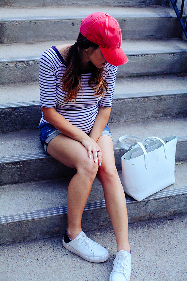 red white and blue casual
