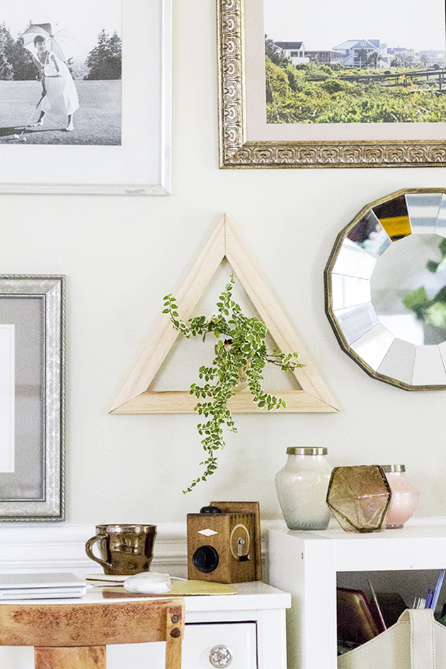 DIY Triangle Wall Planter