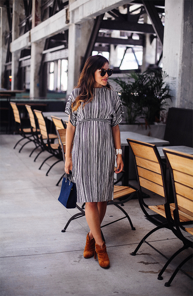 topshop dress | pregnancy style