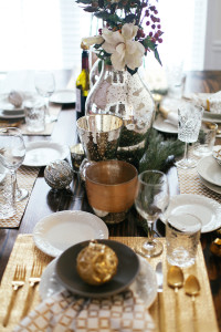 Christmas and New Year Table Setting Ideas - In Honor Of Design