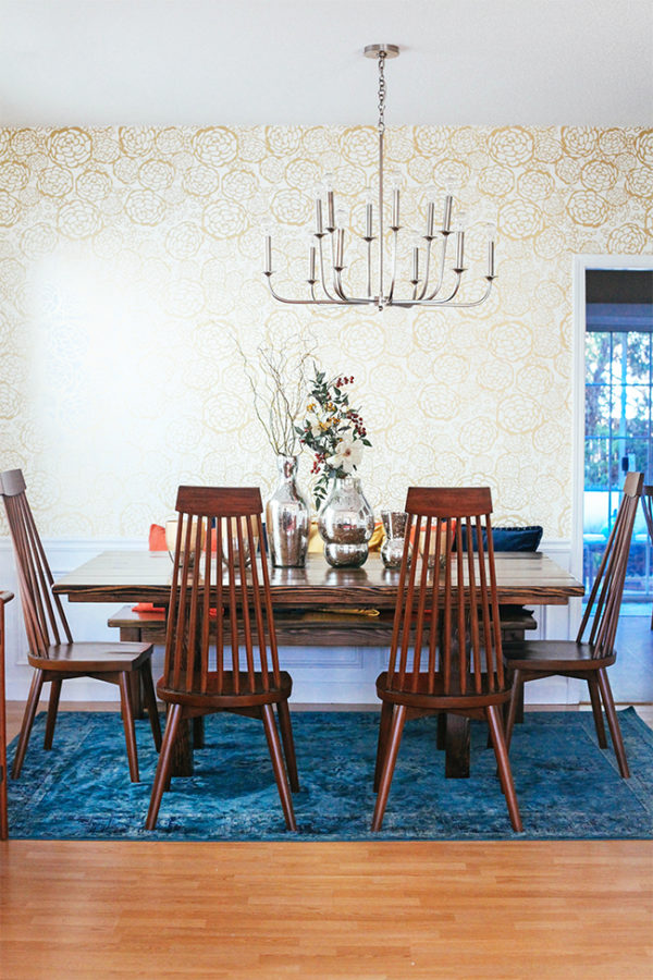 Before and After Dining Room Makeover Reveal - In Honor Of Design