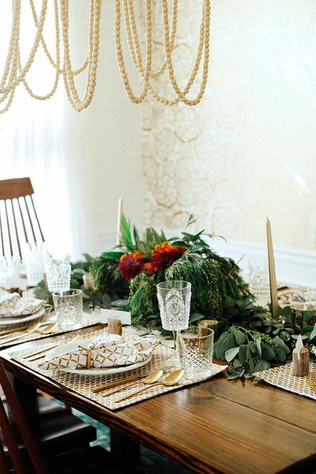Christmas Dinner Menu & Place Settings | In Honor Of Design