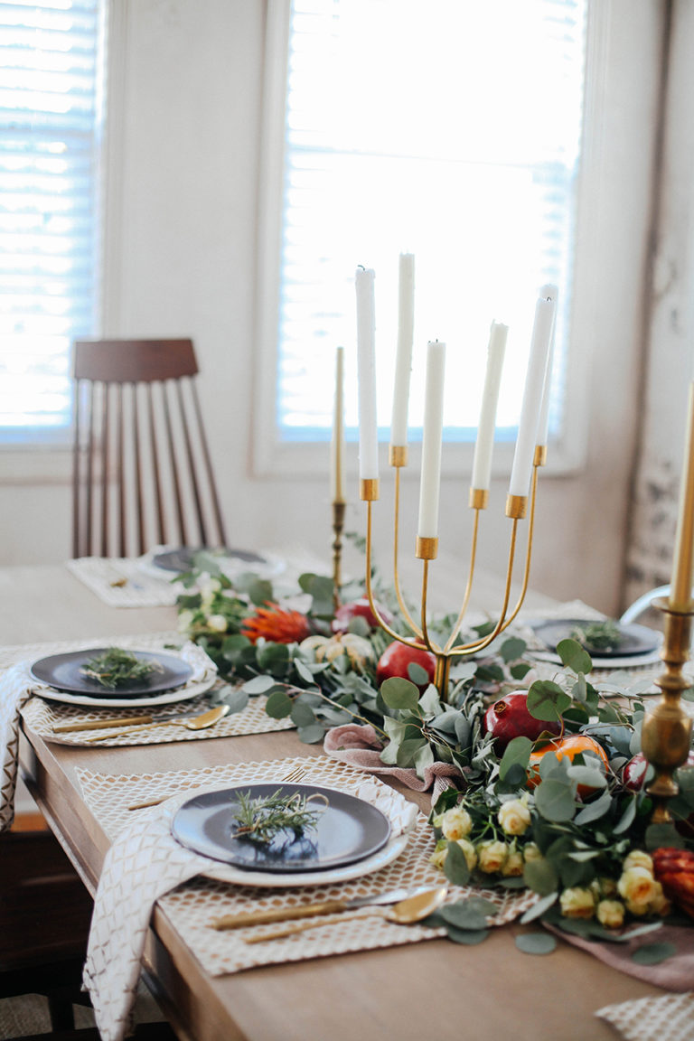 Thanksgiving Menu + Table Settings - In Honor Of Design