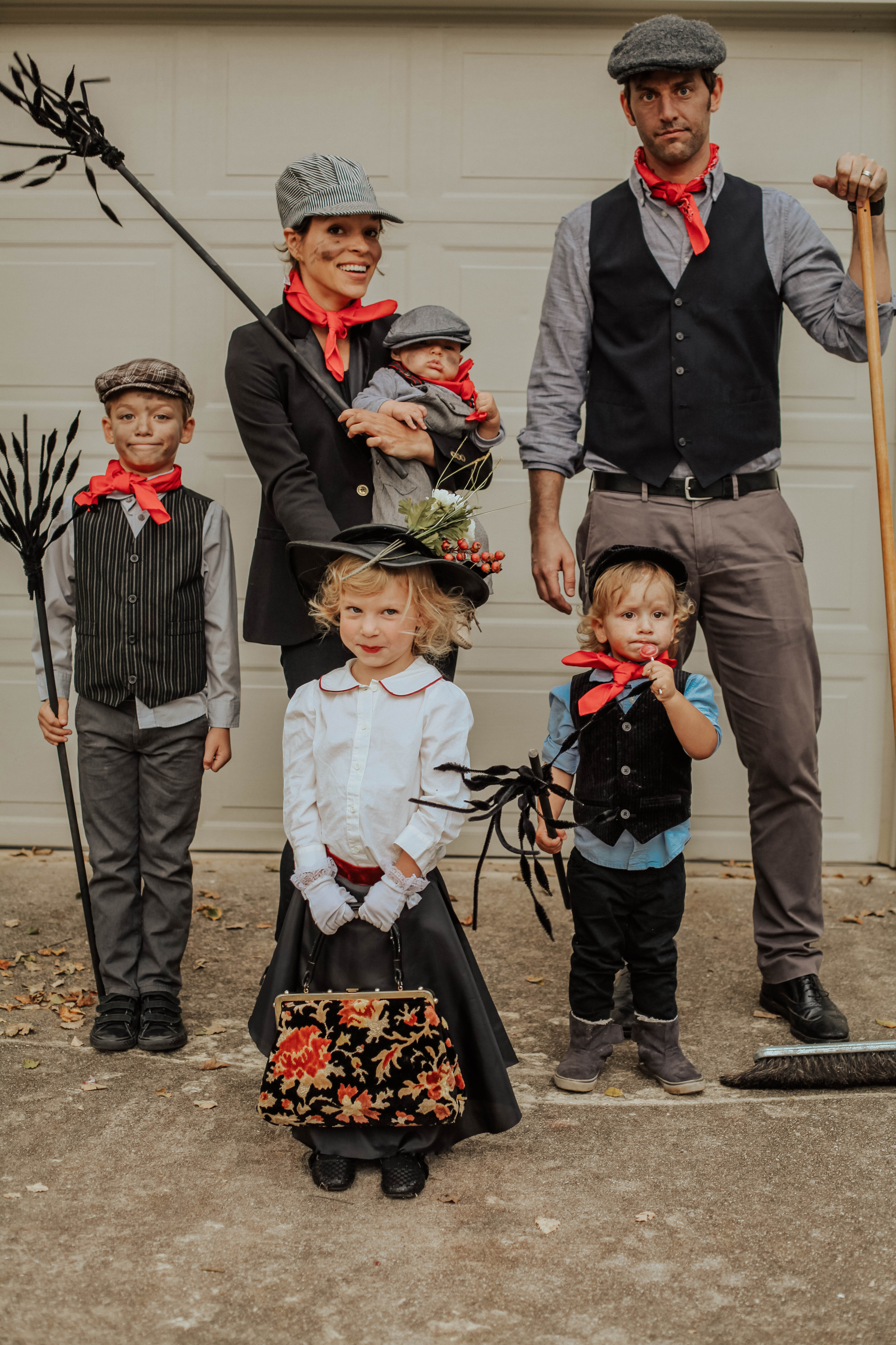 mary poppins halloween costume family