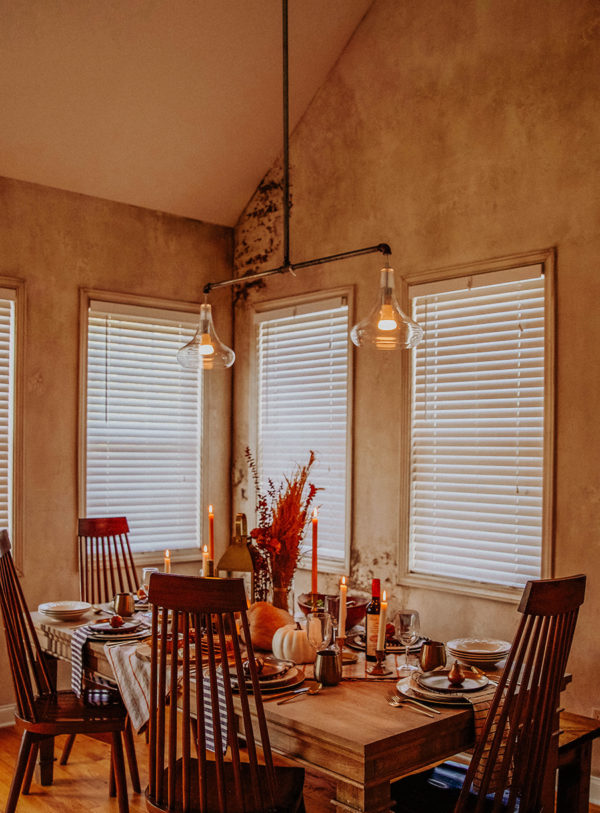 Friendsgiving Table Setting + Menu - In Honor Of Design