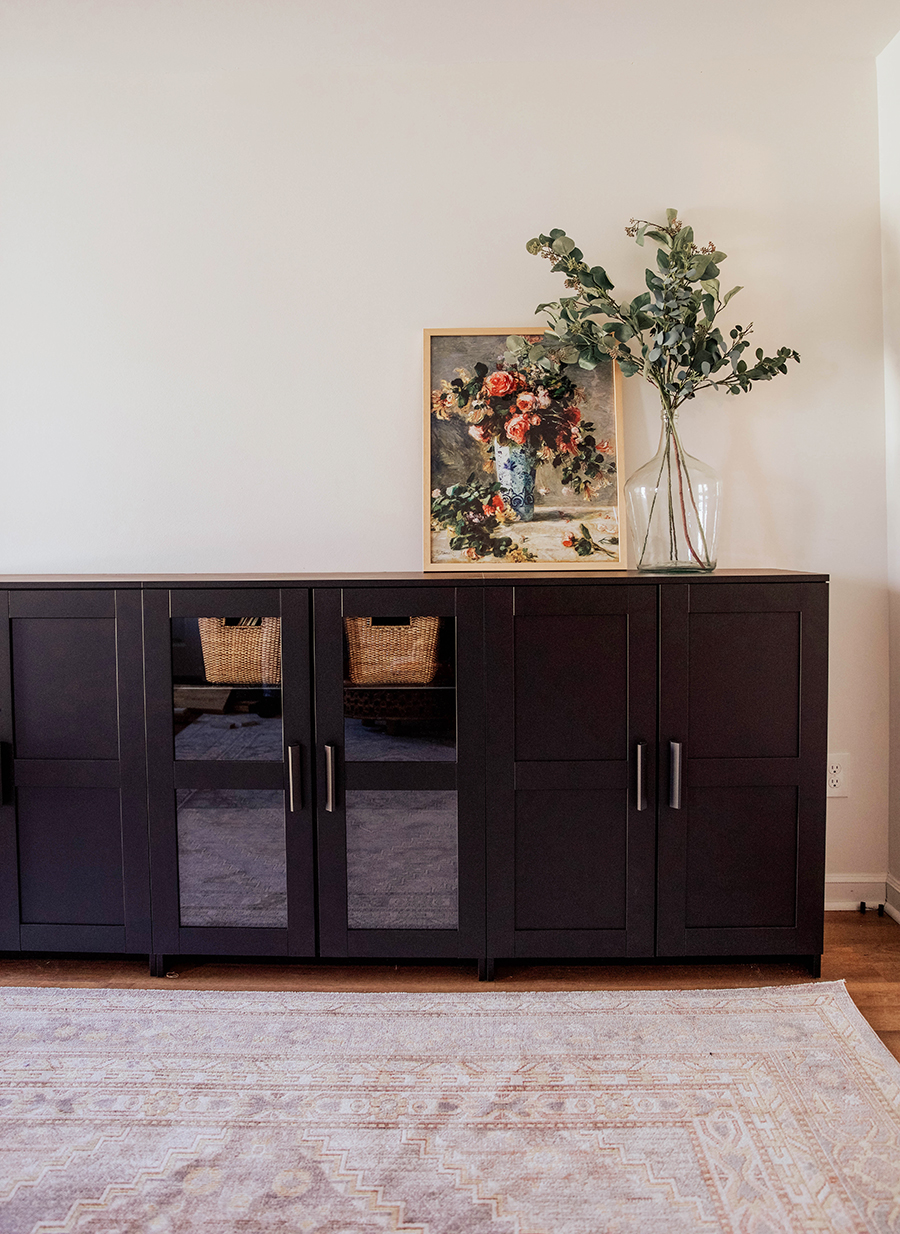 toy cabinet with doors