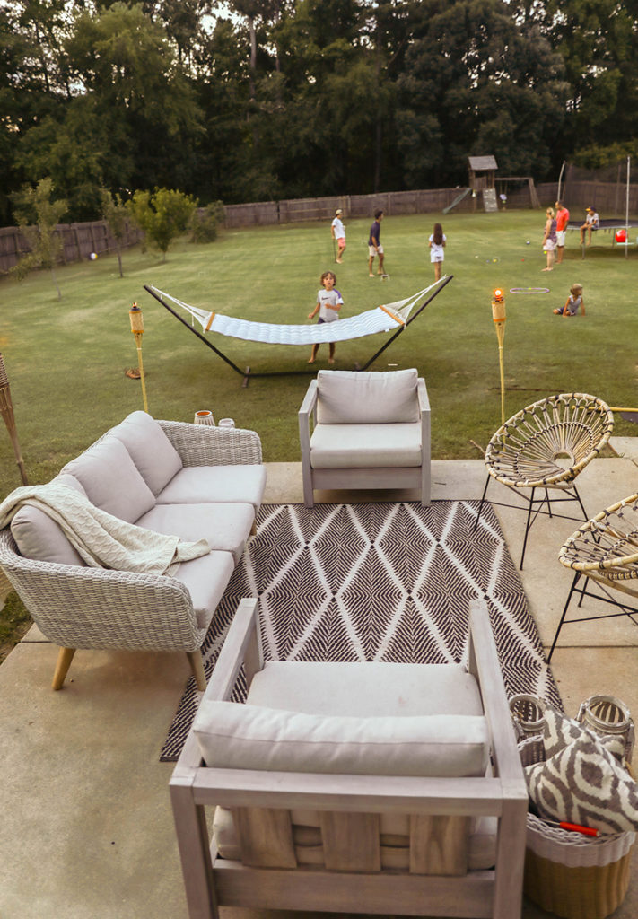 Tips for outdoor patio care + How to clean outdoor rugs. - In Honor Of  Design