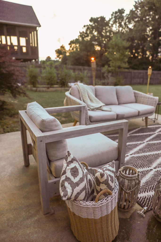 Tips for outdoor patio care + How to clean outdoor rugs. - In Honor Of  Design