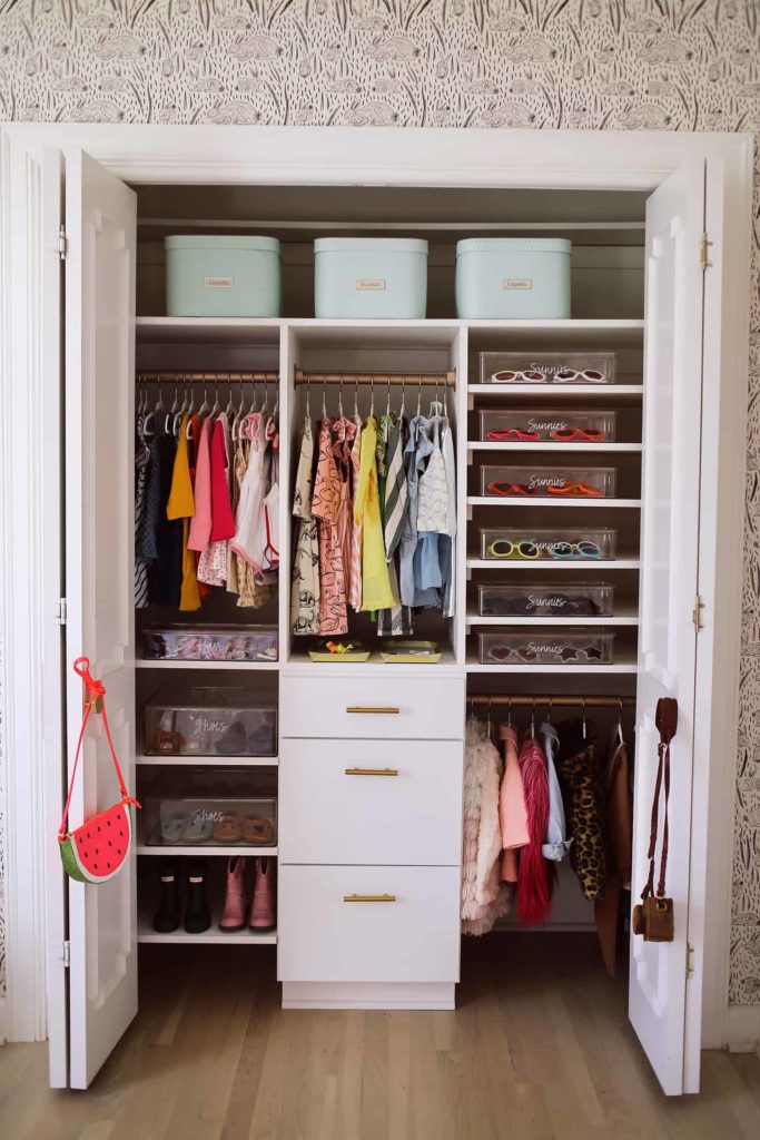 Kids Closet Storage Ideas In Honor Of Design   How To Organize A Baby Closet 683x1024 