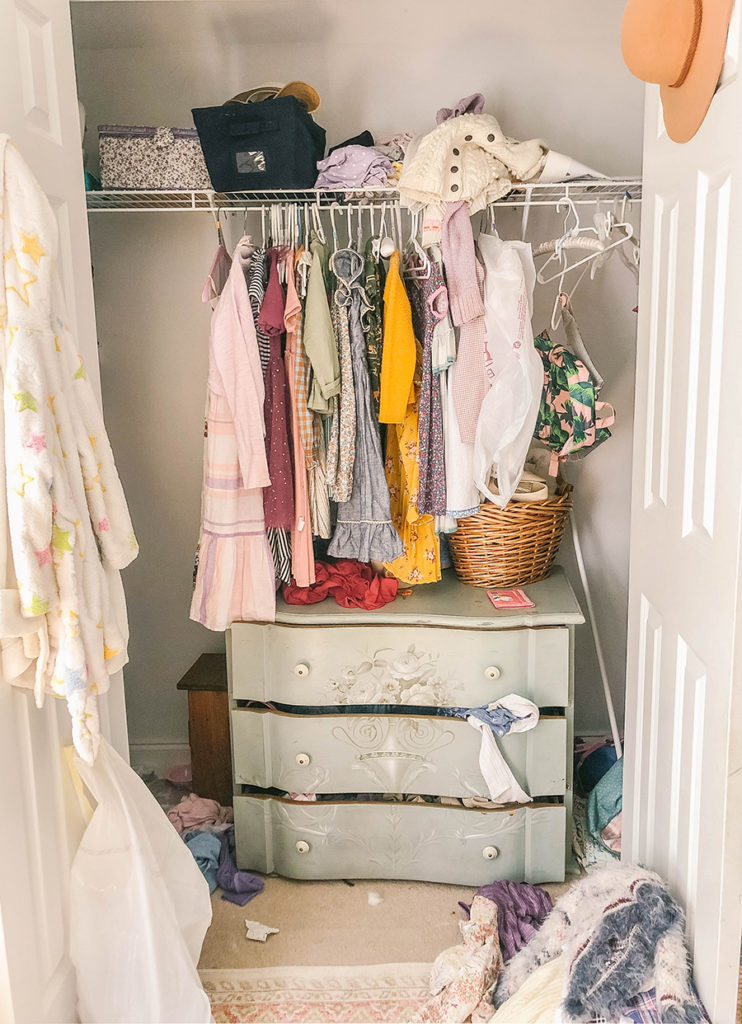 kids closet storage