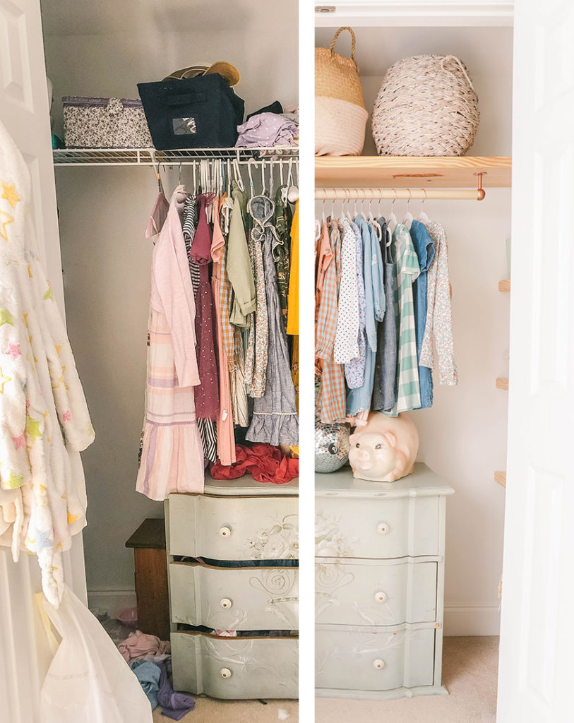 Kids' Tiny Closet Makeover