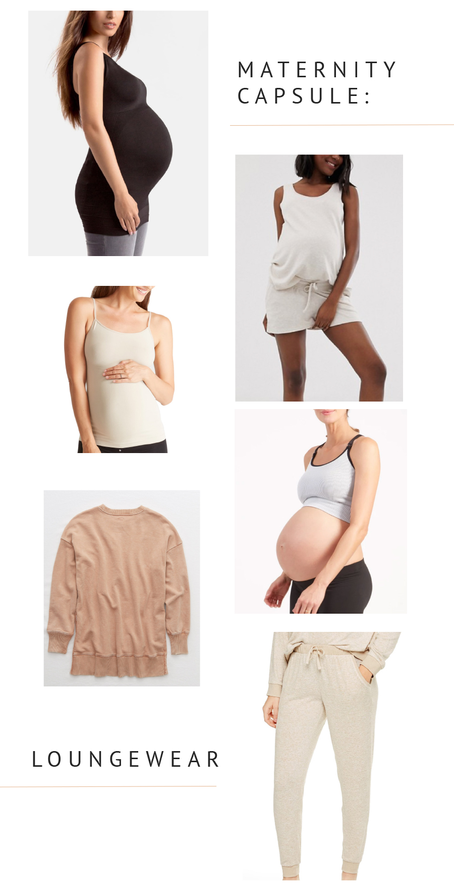 What You Need for a Maternity Capsule Wardrobe — Coconut Baby