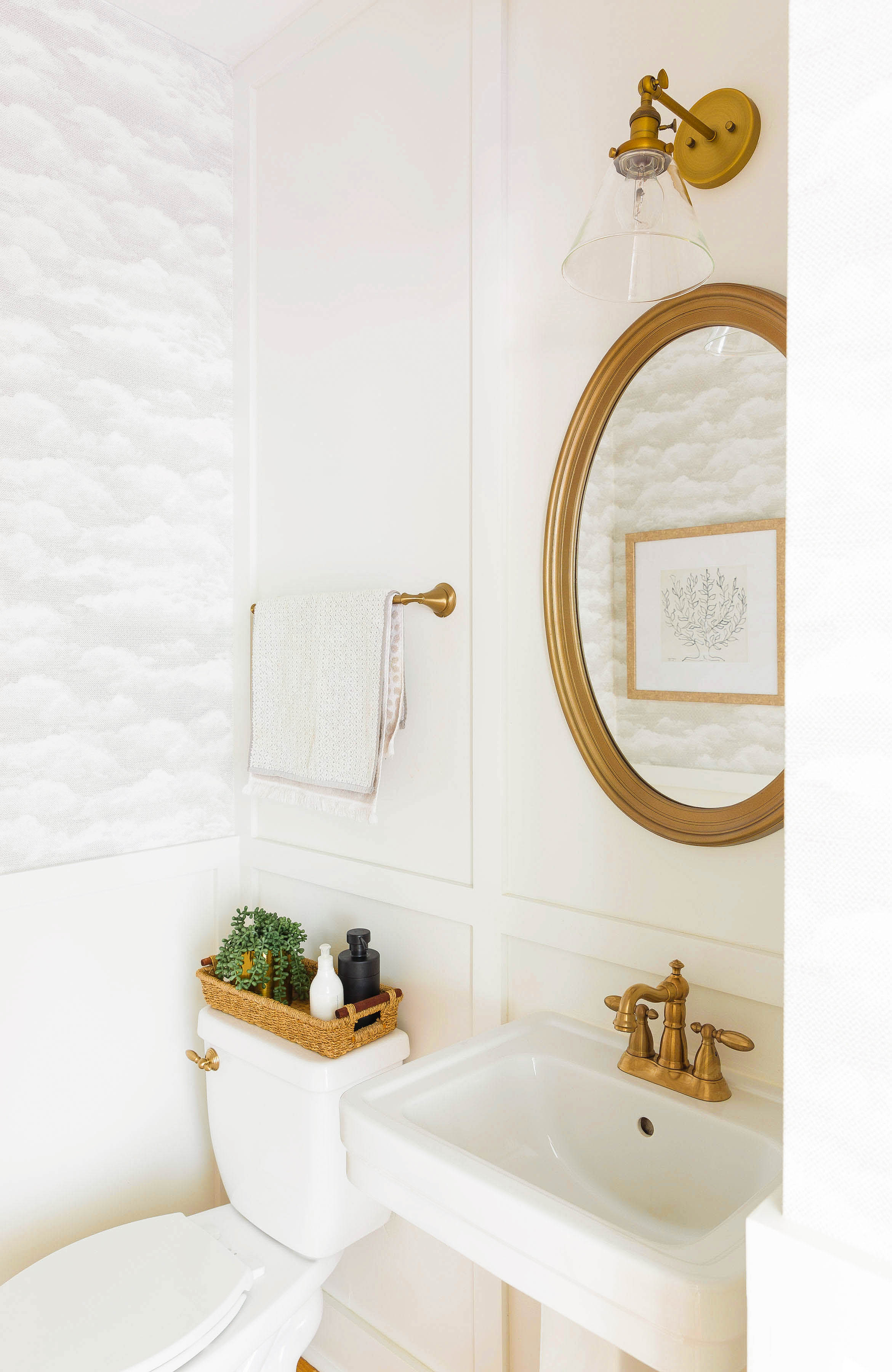 bathroom renovation, powder room makeover