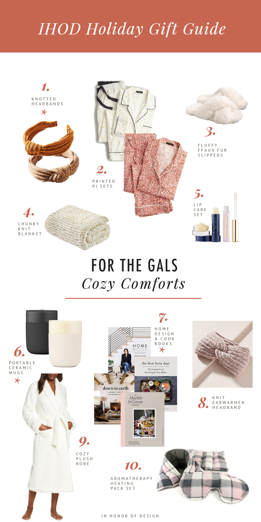 Holiday Gift Guide for Women - In Honor Of Design