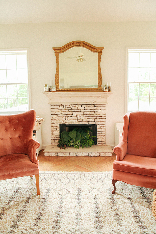 fistone fireplace makeover before