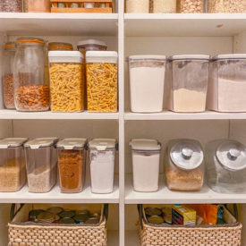 pantry storage and organization