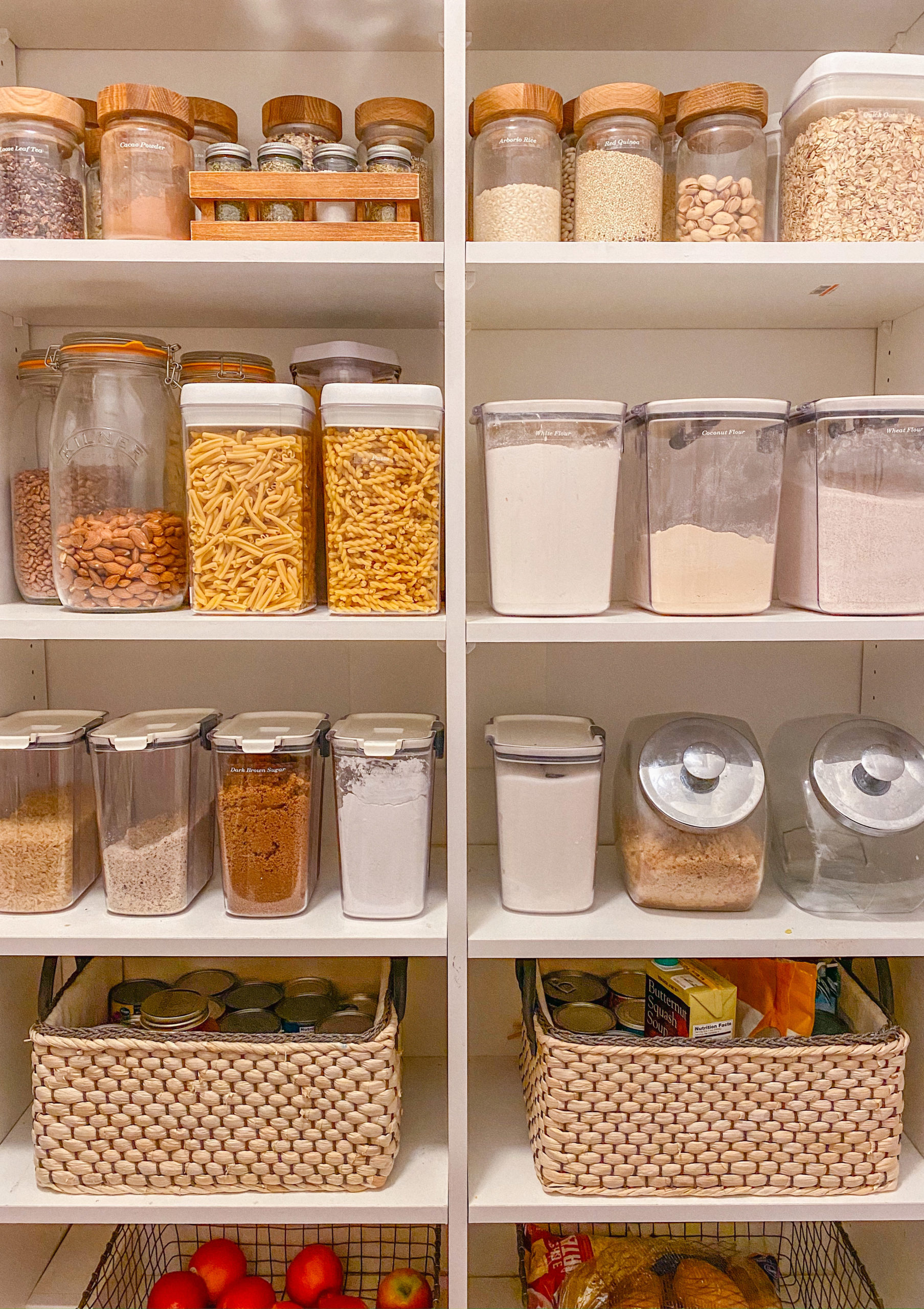 pantry storage and organization