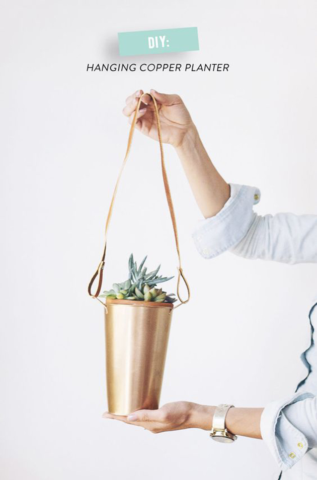 DIY hanging planter