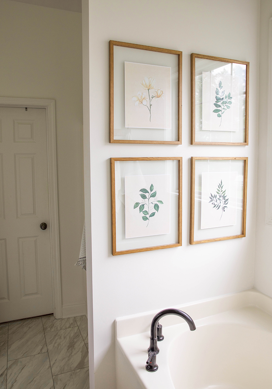 Vintage Botanical Prints Bathroom Art Ihod In Honor Of Design