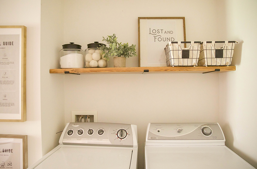 laundry room set up