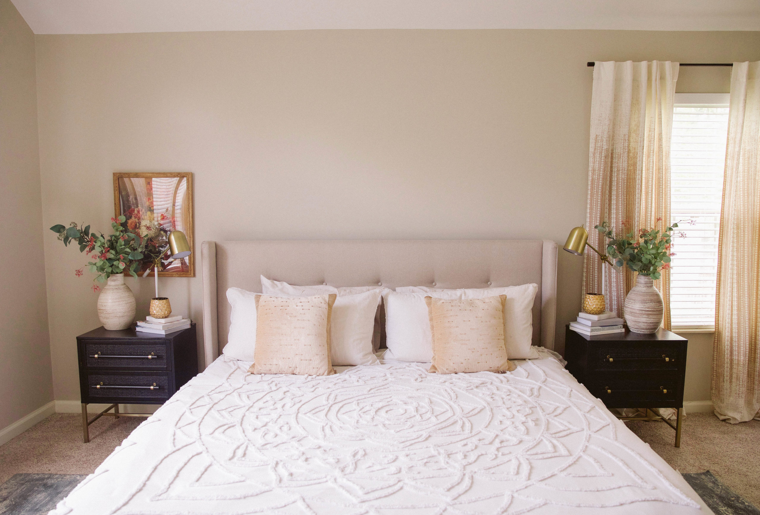 master bedroom design - king bed