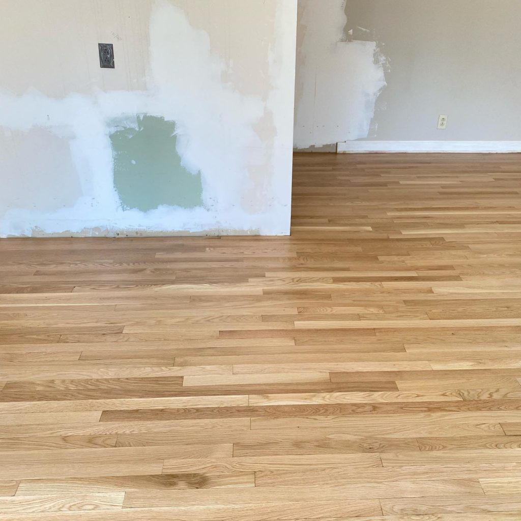 Installing + Re-surfacing Hardwood Floors - Process, Cost, and Stain Used -  In Honor Of Design