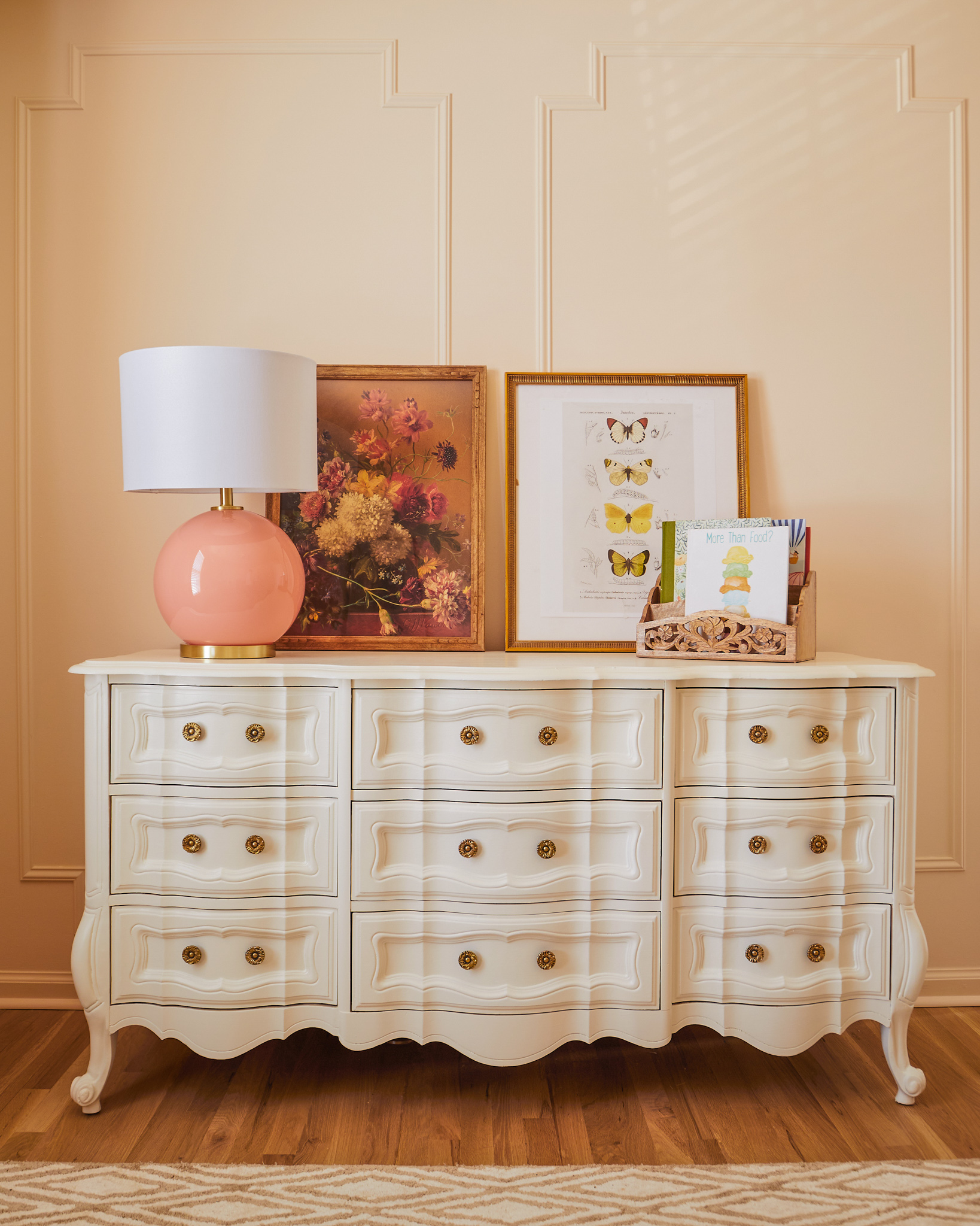 dresser makeover, nursery design