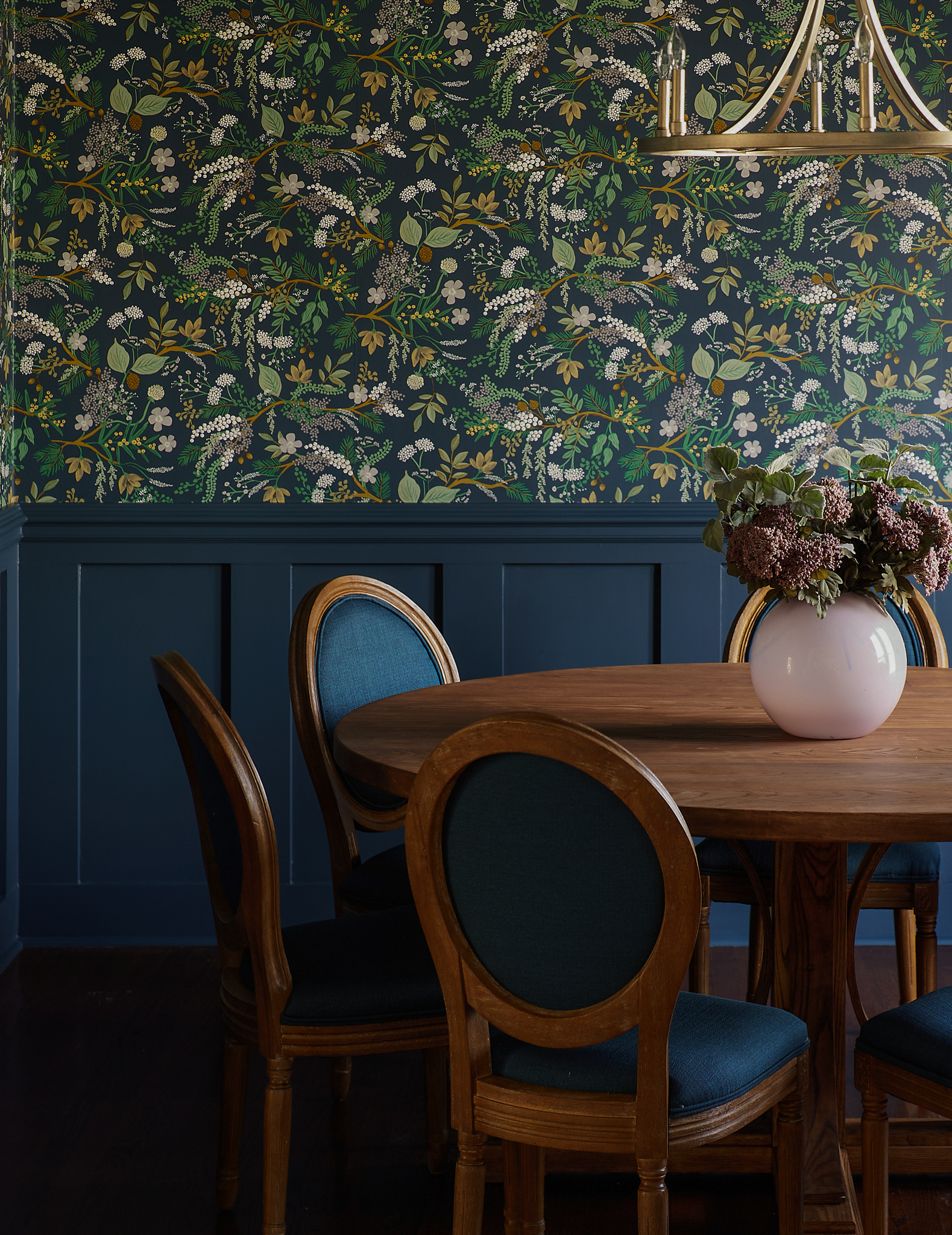 wallpaper in dining room ideas