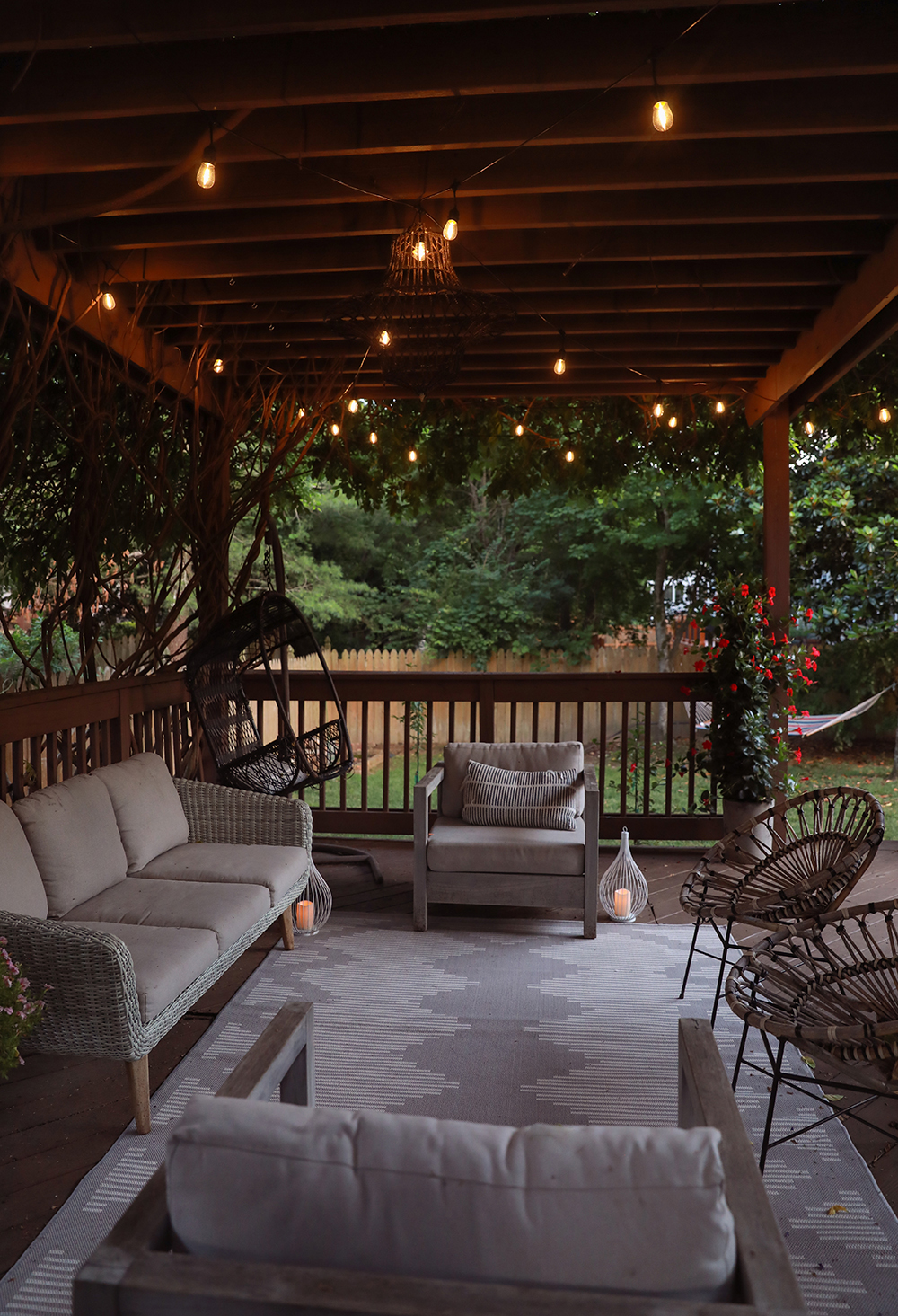 back patio design - patio furniture